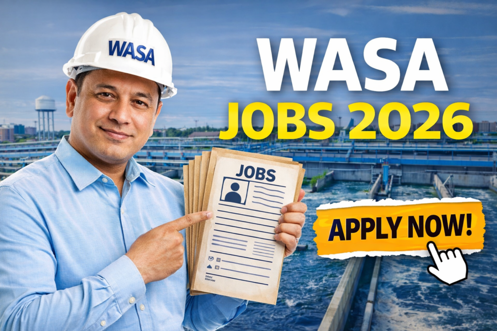 WASA Jobs 2026 – Latest Government Job Opportunities in Pakistan