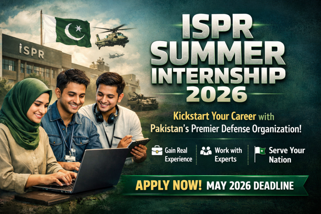 ISPR Summer Internship 2026 - Apply for a Prestigious Internship with ISPR