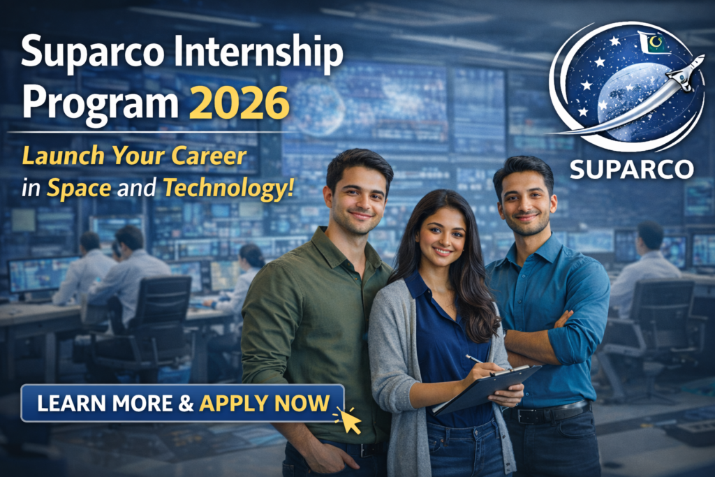 Suparco Internship Program 2026-Check Crateria and Get opportunity