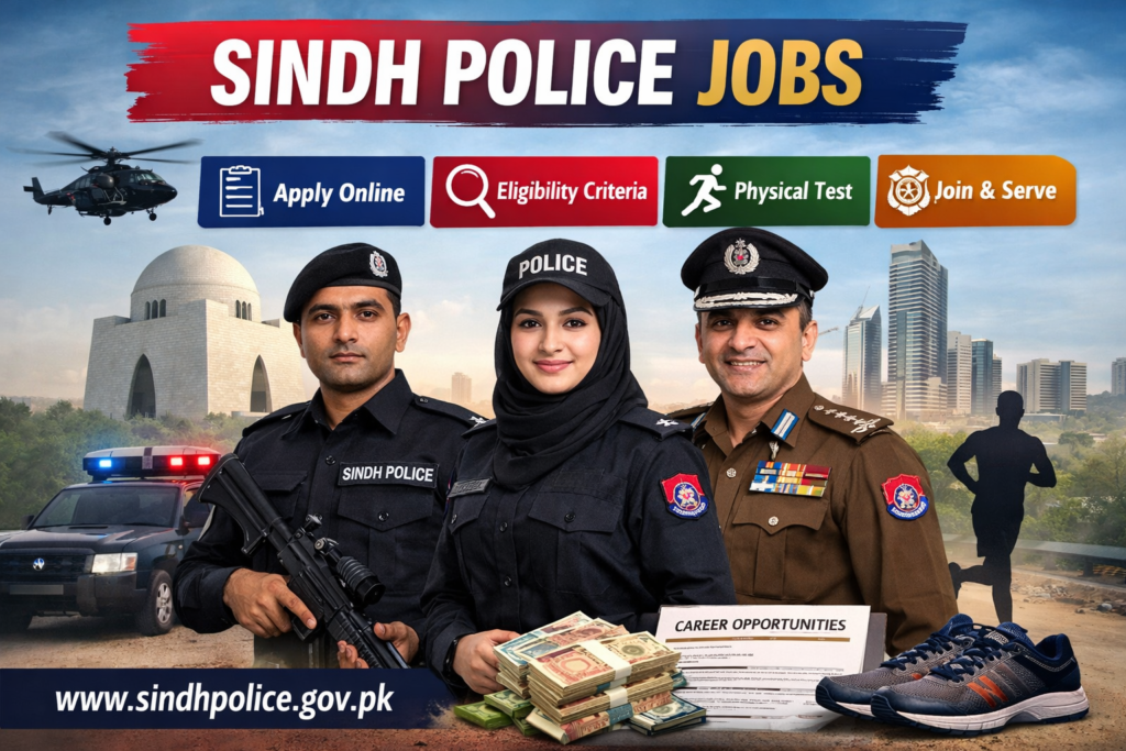 Sindh Police Jobs 2026-New vacancies are Available