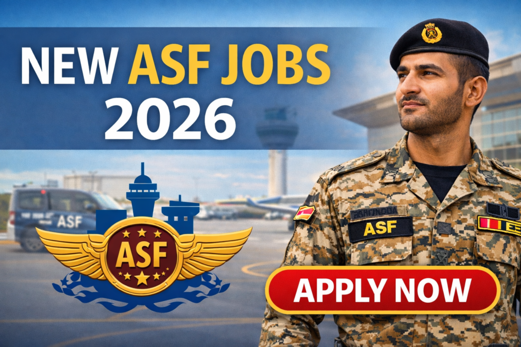 Latest ASF Jobs 2026 - Join Now ASF