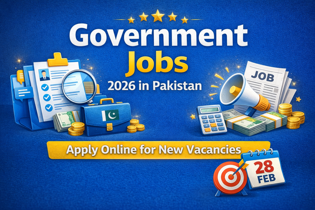Latest Government Jobs 2026 in Pakistan – Apply Online for New Vacancies