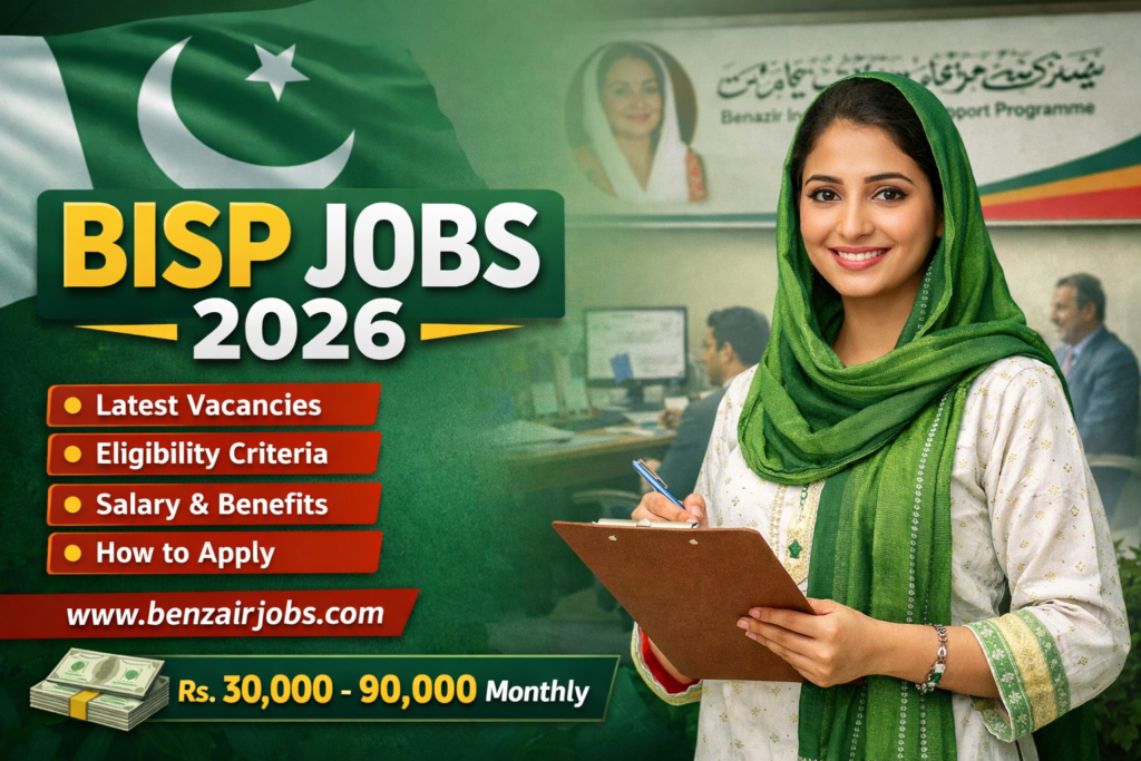 BISP Jobs 2026 – Online Apply, Latest Vacancies & Eligibility Details