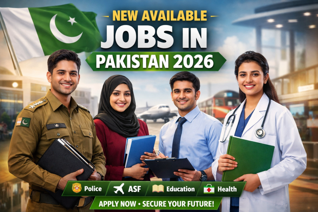 New Available Jobs in Pakistan 2026 – Apply Today for a Bright Future