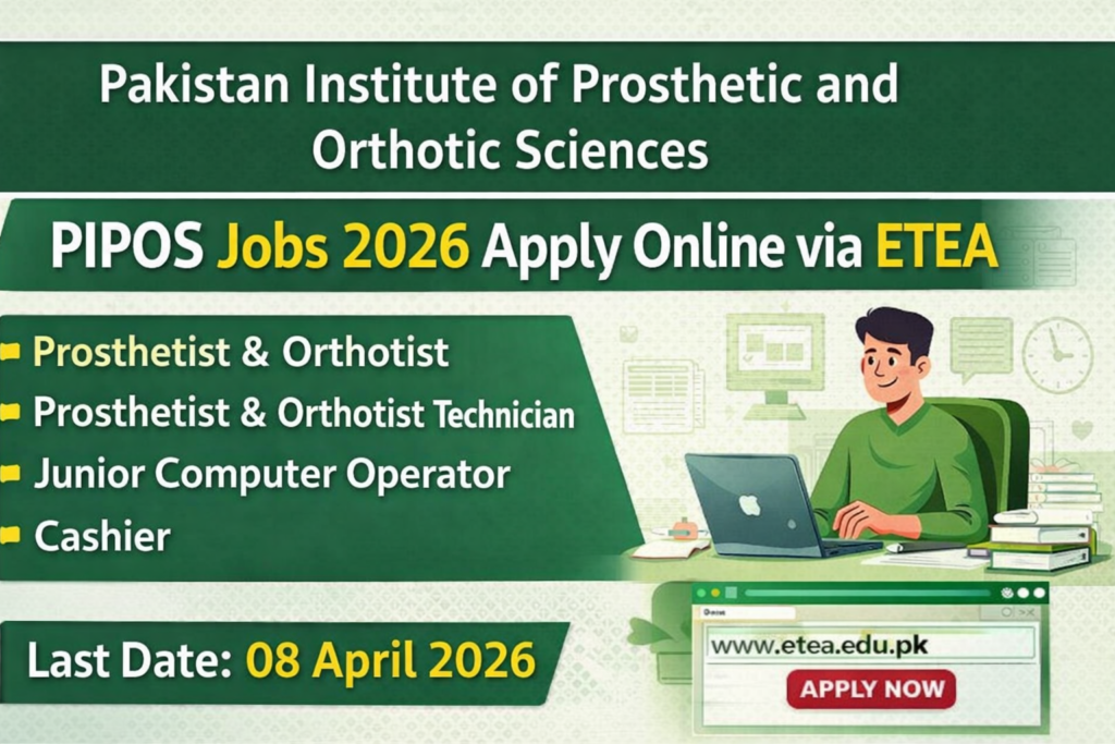 Latest PIPOS Jobs 2026 – Apply Online via ETEA