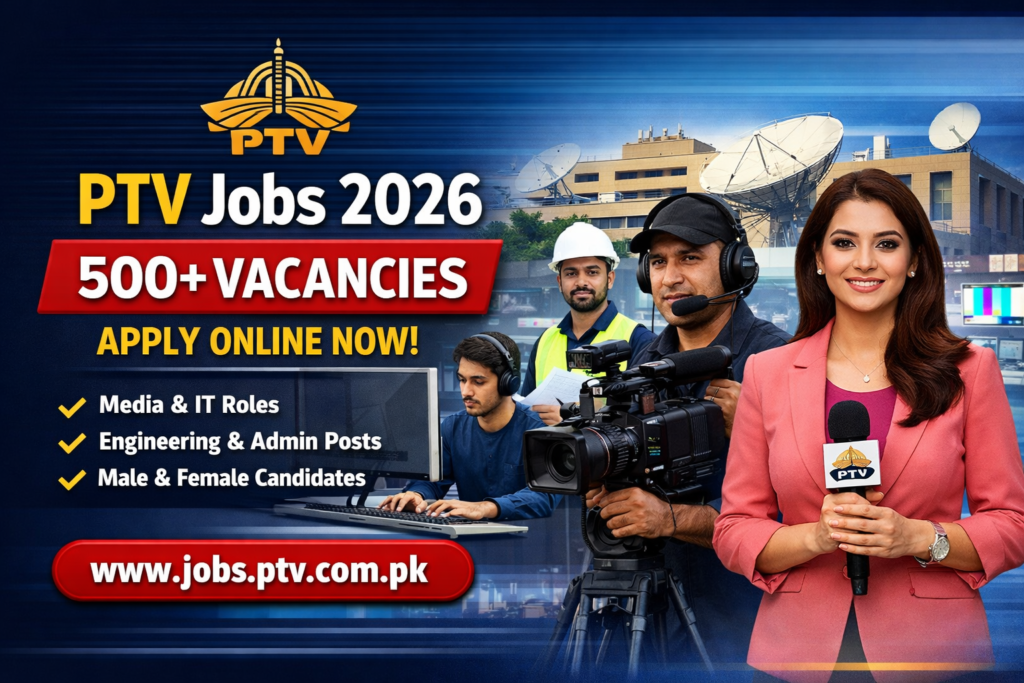 500+ PTV Jobs 2026-Check Advertisement