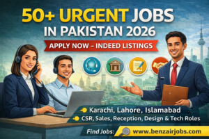 50+ Urgent Jobs in Pakistan 2026 – Apply Now