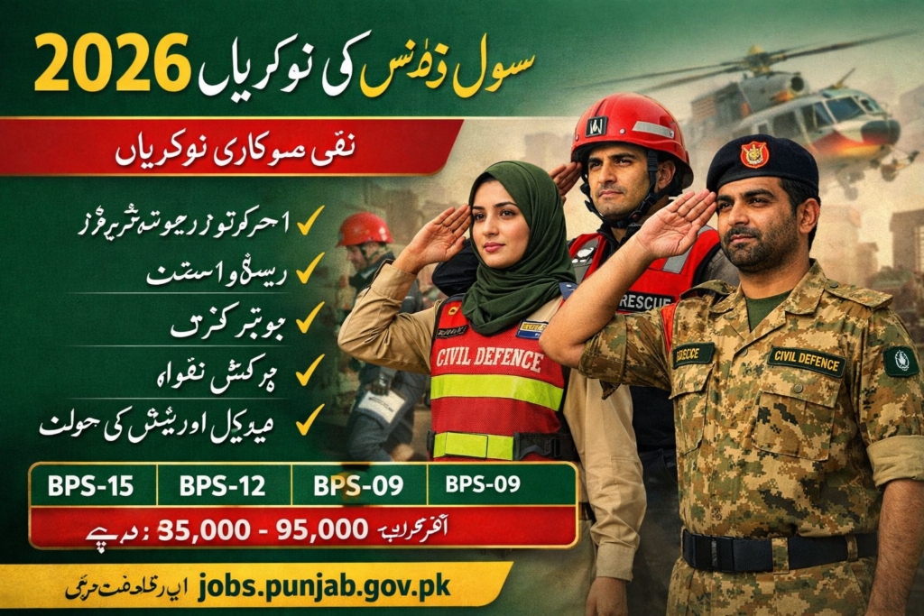 Civil Defence Jobs 2026 – Latest Government Opportunities